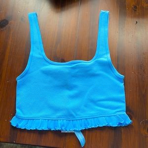 Zara blue tank top size xs-s